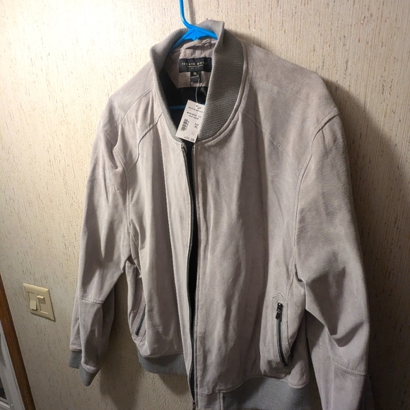 Pronto Uomo Grey Suede Leather